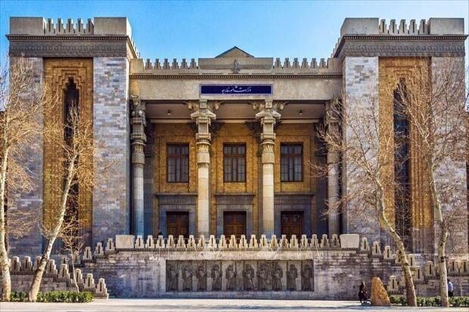 Trụ sở Bộ Ngoại giao Iran tại Tehran. Ảnh: IRNA/TTXVN