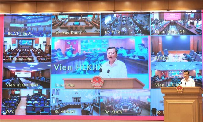 Đại biểu tham dự Hội nghị tại các điểm cầu. Ảnh: Chu Thanh Vân - TTXVN