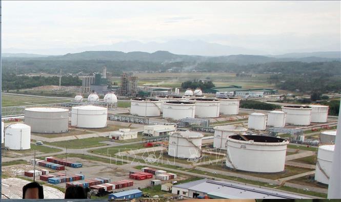 Sản lượng tại Nhà máy Lọc dầu Dung Quất tăng 10,5%, đủ nguyên liệu sản xuất đến hết tháng 4, đầu tháng 5/2026. Ảnh: Trần Việt - TTXVN