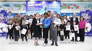 Huyền thoại Surya Bonaly truyền cảm hứng trượt băng nghệ thuật tại Hà Nội