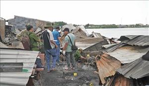 Vụ hỏa hoạn tại Cà Mau: Kịp thời thăm hỏi, hỗ trợ các hộ dân bị thiệt hại