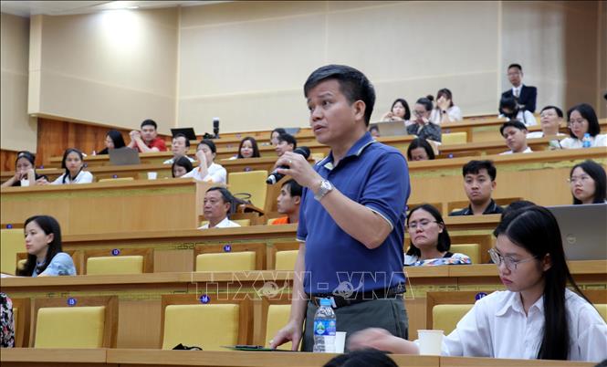 Đại diện doanh nghiệp phát biểu tại hội nghị. Ảnh: Nguyễn Công Hải – TTXVN