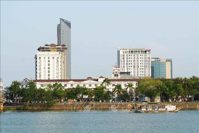 Hạ tầng của thành phố Huế đã và đang được đầu tư đồng bộ, hiện đại, tạo động lực cho phát triển trong kỷ nguyên vươn mình. Ảnh: Nguyên Lý - TTXVN