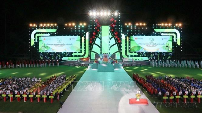 Khai mạc Hội khỏe Phù Đổng toàn quốc lần thứ 10 (Hải Phòng, 2024). Ảnh: TTXVN
