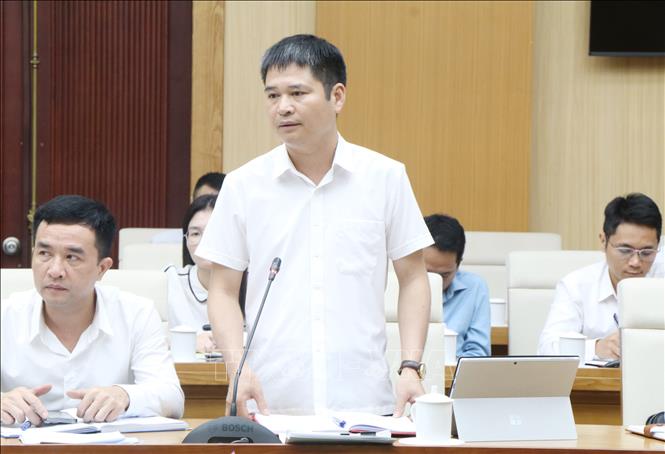 Đại diện lãnh đạo các địa phương, doanh nghiệp phát biểu tại hội nghị. Ảnh: Thu Hương - TTXVN