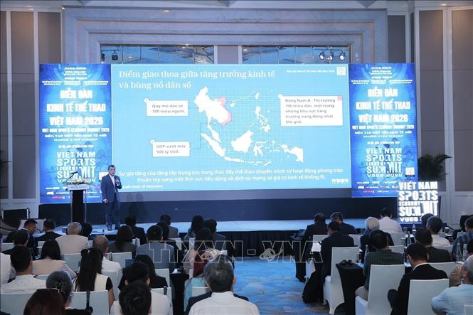 A view of the Vietnam Sports Economy Summit 2026. VNA Photo: Minh Quyết
