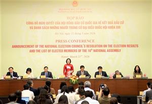 Hội đồng bầu cử quốc gia xác nhận đủ tư cách đại biểu Quốc hội khóa XVI
