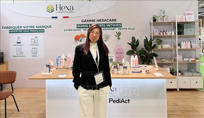 Chị Mai Bùi - nhà sáng lập Hexa. Ảnh: Đào Dũng - PV TTXVN tại Pháp