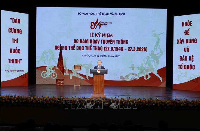 Tổng Bí thư Tô Lâm phát biểu chỉ đạo. Ảnh: Thống Nhất – TTXVN