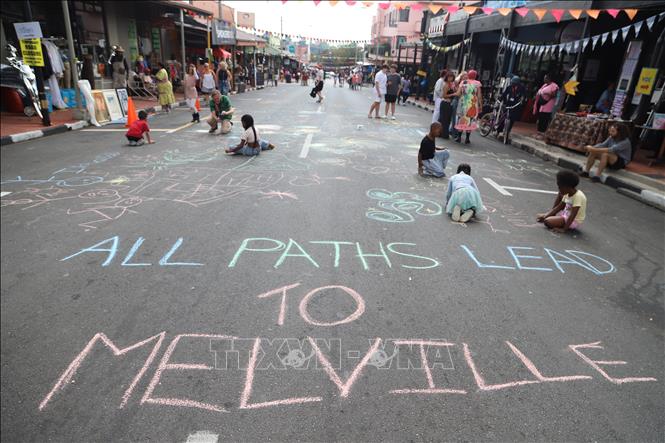 Sự kiện The Happening được tổ chức hằng năm vào Thứ Bảy cuối cùng trong Tháng Ba tại khu Melville ngoại ô thành phố Johannesburg. Ảnh: Hồng Minh - PV TTXVN tại Nam Phi