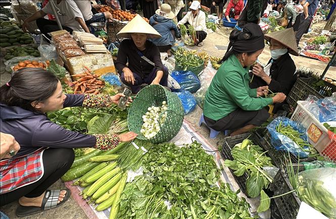 Chợ phiên Phương Độ (Hà Giang 1, Tuyên Quang). Ảnh: Đức Thọ - TTXVN