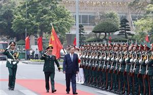 Tổng Bí thư Tô Lâm, Bí Quân ủy Trung ương dự Lễ Kỷ niệm 75 năm Ngày truyền thống và đón nhận Huân chương Hồ Chí Minh của Bệnh viện Trung ương Quân đội 108