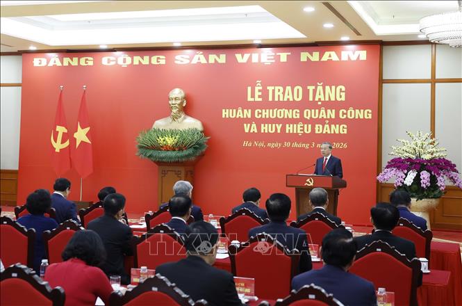 Tổng Bí thư Tô Lâm phát biểu. Ảnh: Thống Nhất - TTXVN