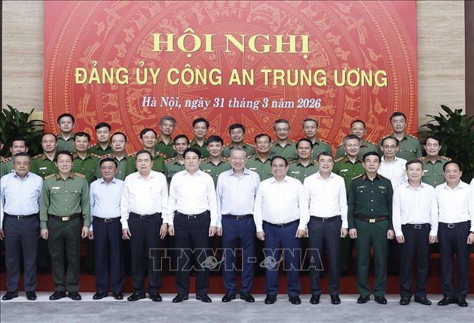 Tổng Bí thư Tô Lâm và các đại biểu. Ảnh: Thống Nhất – TTXVN