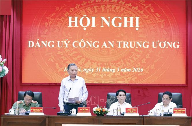 Tổng Bí thư Tô Lâm phát biểu chỉ đạo. Ảnh: Thống Nhất – TTXVN