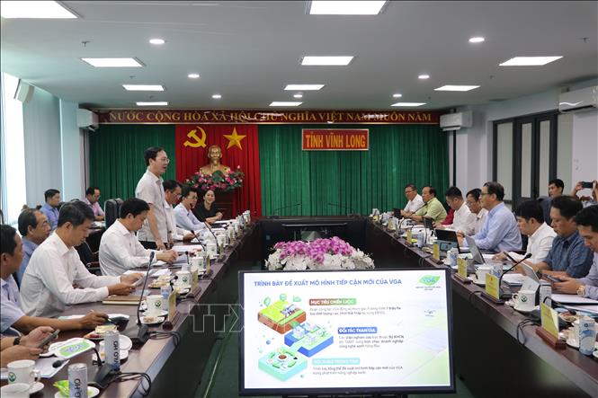 Quang cảnh buổi làm việc. Ảnh: Phạm Minh Tuấn-TTXVN