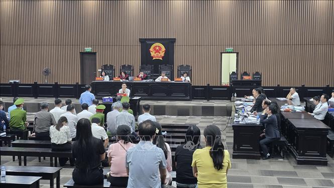 Toàn cảnh phiên thẩm vấn. Ảnh: Kim Anh - TTXVN