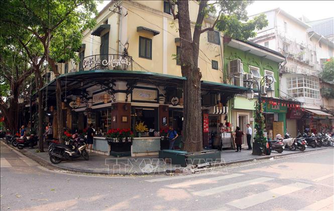 Trật tự đô thị đã được lập lại tại phố Đinh Lễ sau khi lực lượng Công an phường Hoàn Kiếm quyết tâm xử lý. Ảnh: Phạm Kiên - TTXVN