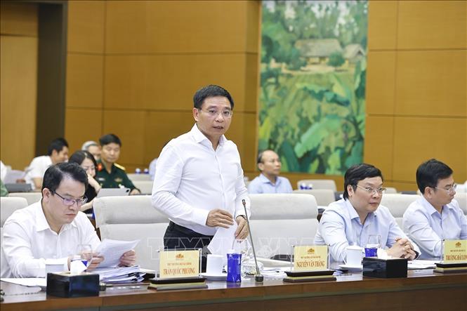 Bộ trưởng Bộ Tài chính Nguyễn Văn Thắng phát biểu. Ảnh: Doãn Tấn - TTXVN