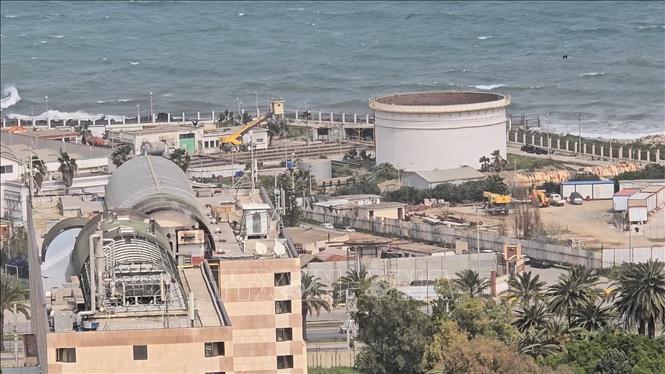 Kho chứa xăng dầu ở Algeria. Ảnh: Nguyễn An - PV TTXVN tại Algeria