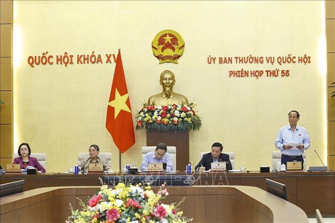 Phó Chủ tịch Quốc hội Trần Quang Phương phát biểu. Ảnh: Doãn Tấn - TTXVN