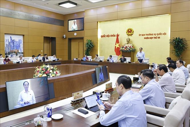 Phó Chủ tịch Quốc hội Trần Quang Phương phát biểu. Ảnh: Doãn Tấn - TTXVN