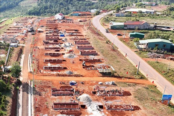  Vị trí dự án nằm ven Quốc lộ 14C, gần khu dân cư. Ảnh: Hưng Thịnh – TTXVN