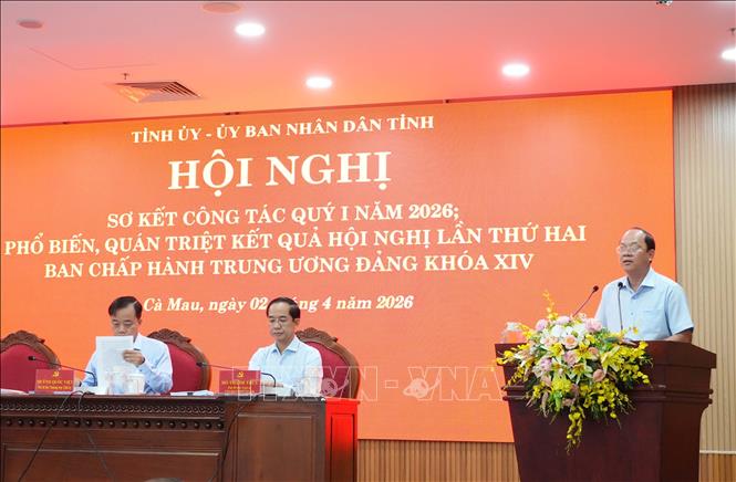 Bí thư Tỉnh ủy Nguyễn Hồ Hải phát biểu kết luận Hội nghị. Ảnh: Trung Hiếu-TTXVN