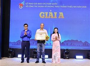 Phát động giải báo chí về công tác Đoàn và phong trào thanh thiếu nhi