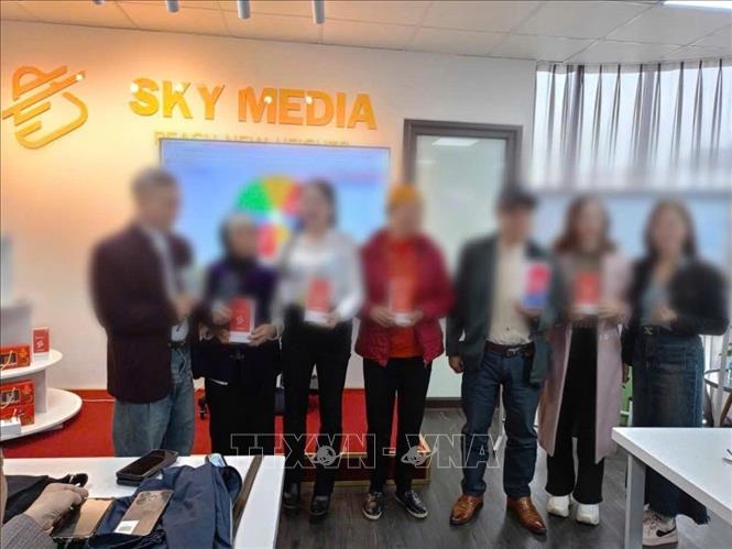 Các đối tượng bị bắt giữ. Ảnh: TTXVN phát