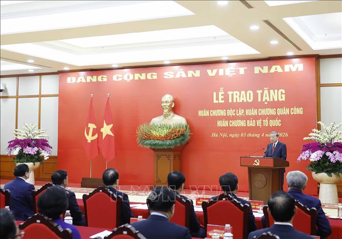 Tổng Bí thư Tô Lâm phát biểu. Ảnh: Thống Nhất - TTXVN