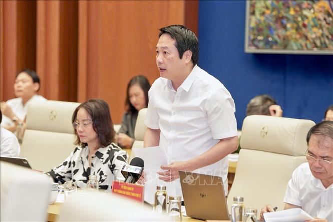 Ông Nguyễn Ngọc Tú, Giám đốc Sở Tài chính Hải Phòng phát biểu. Ảnh: Minh Huệ-TTXVN