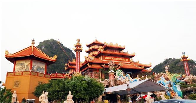 Chùa Quán Thế Âm, Ngũ Hành Sơn, thành phố Đà Nẵng nơi tổ chức Lễ hội. Ảnh: Trần Lê Lâm - TTXVN