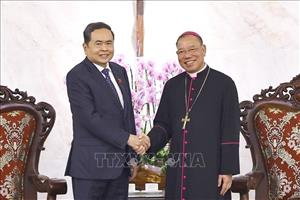 Chủ tịch Quốc hội Trần Thanh Mẫn chúc mừng Tổng Giáo phận Hà Nội dịp Lễ Phục sinh 2026