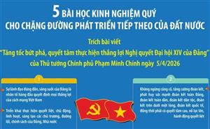 5 bài học kinh nghiệm quý cho chặng đường phát triển tiếp theo của đất nước