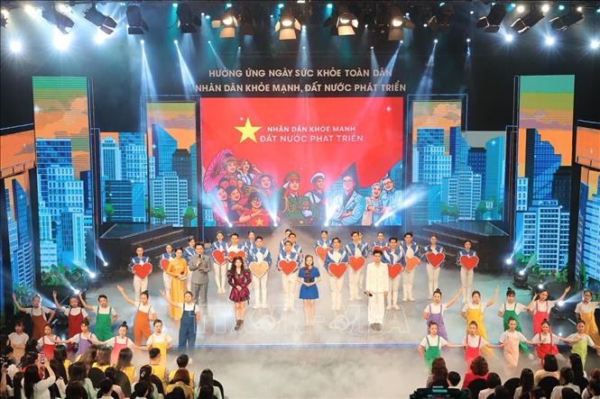 Chương trình nghệ thuật. Ảnh: Minh Quyết - TTXVN