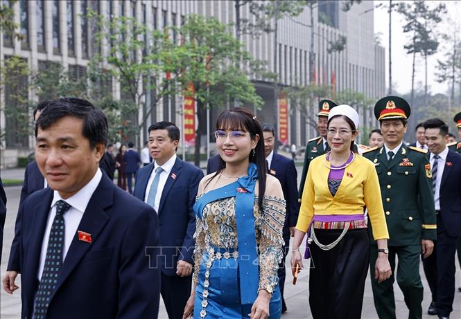 Đại biểu Quốc hội dự khai mạc Kỳ họp thứ Nhất, Quốc hội khóa XVI. Ảnh: Doãn Tấn - TTXVN