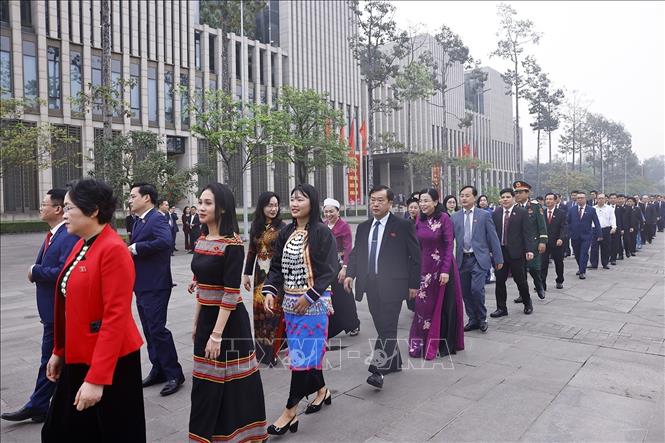 Đại biểu Quốc hội dự khai mạc Kỳ họp thứ Nhất, Quốc hội khóa XVI. Ảnh: Doãn Tấn - TTXVN