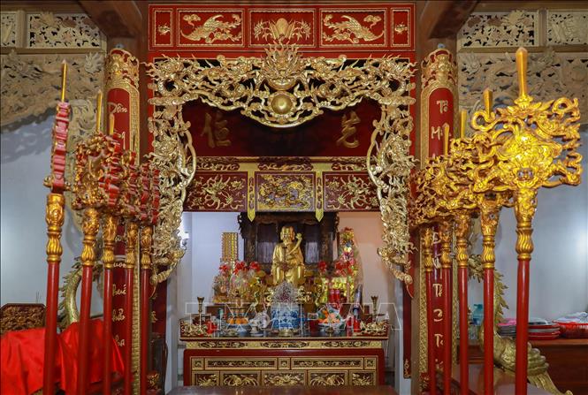 Không gian tôn nghiêm tại Nhà thờ Tổ nghề Kiêu Kỵ, nơi gìn giữ đạo lý 