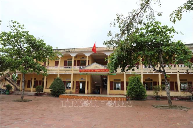 Cơ sở giáo dục tại Thanh Hóa chủ động đổi mới, linh hoạt trong thực hiện Nghị quyết 71. Ảnh: Nguyễn Nam - TTXVN