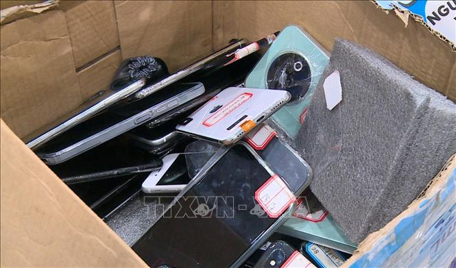 Tang vật của vụ án. Ảnh: TTXVN phát
