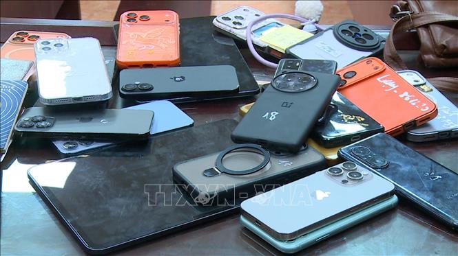 Tang vật của vụ án.
Ảnh: TTXVN phát