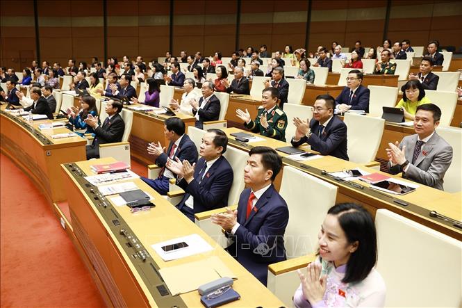 Các đại biểu Quốc hội tham dự Lễ tuyên thệ nhậm chức Chủ tịch nước Cộng hoà xã hội chủ nghĩa Việt Nam nhiệm kỳ 2026 - 2031. Ảnh: TTXVN