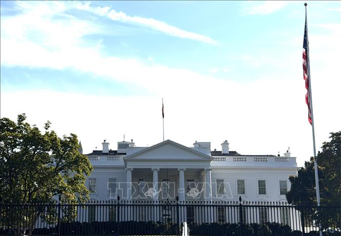 Nhà Trắng ở Washington D.C. Ảnh: Ngọc Quang – PV TTXVN tại Mỹ
