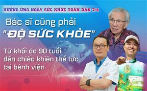 BÀI 3: BÁC SỸ CŨNG PHẢI "ĐỘ SỨC KHỎE" Từ khối óc 90 tuổi đến chiếc khiên thể lực tại bệnh viện