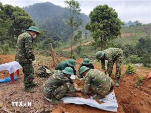 Quảng Trị: Quy tập 2 hài cốt liệt sỹ cùng nhiều di vật