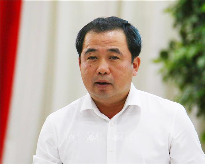 Đồng chí Trần Đức Thắng, Ủy viên Bộ Chính trị, Bí thư Thành ủy Hà Nội nhiệm kỳ 2025 - 2030. Ảnh: Doãn Tấn - TTXVN