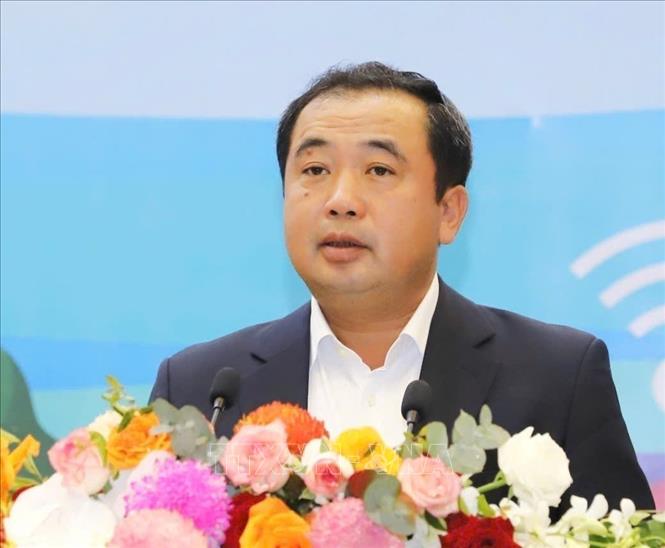 Đồng chí Trần Đức Thắng, Ủy viên Bộ Chính trị, Bí thư Thành ủy Hà Nội nhiệm kỳ 2025 - 2030. Ảnh: TTXVN