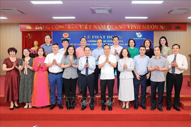 Đại biểu tham dự Lễ phát động Giải thưởng báo chí tuyên truyền về sử dụng năng lượng tiết kiệm và hiệu quả năm 2026. Ảnh: Minh Quyết - TTXVN