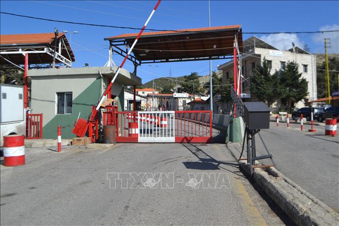 Cửa khẩu biên giới Masnaa giữa Liban và Syria, ngày 6/4/2026. Ảnh: THX/TTXVN